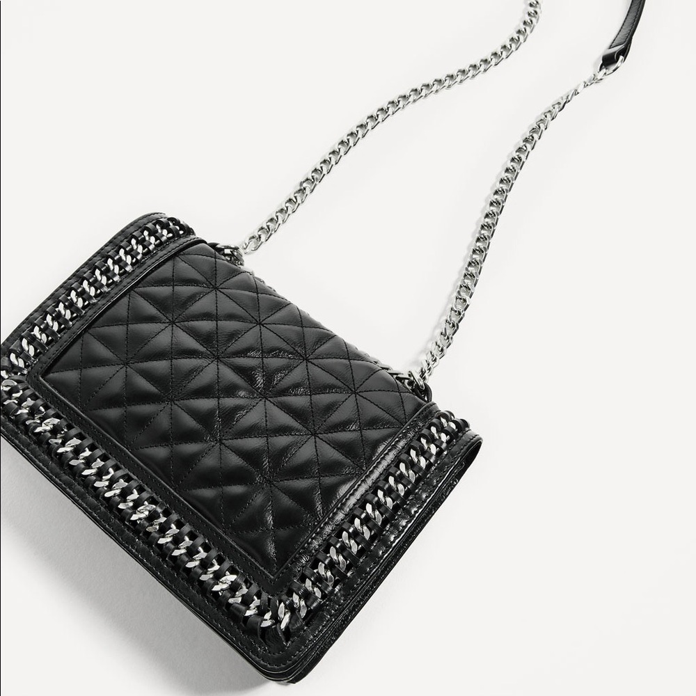 EUC ZARA leather bag
